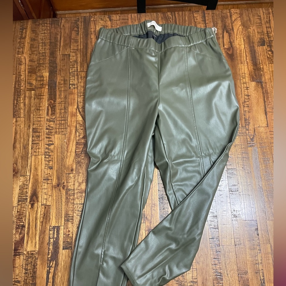 Altar'd State Olive Green Cropped Pants